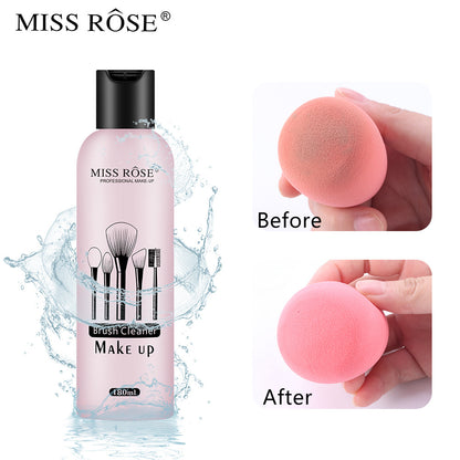 MISS ROSE Powder Puff Cleaning Liquid Cleaning Brush Liquid Makeup Brush Beauty Tool Powder Puff Cleaning Liquid